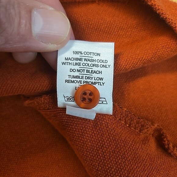 American Giant Polo Shirt Mens Size XL Red Pique 100% Cotton Made in USA - Picture 8 of 8